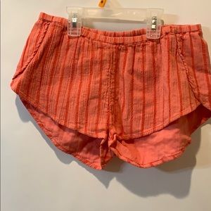 Striped summer shorts